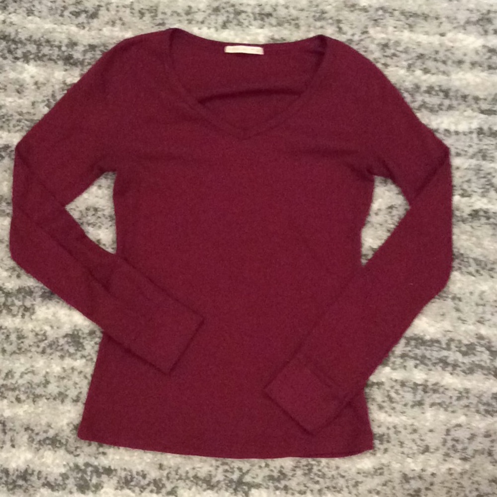 Women’s Long Sleeved, V-Neck T-Shirt